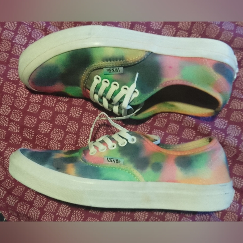 Vans Custom Tie Dyed Casual Sneakers